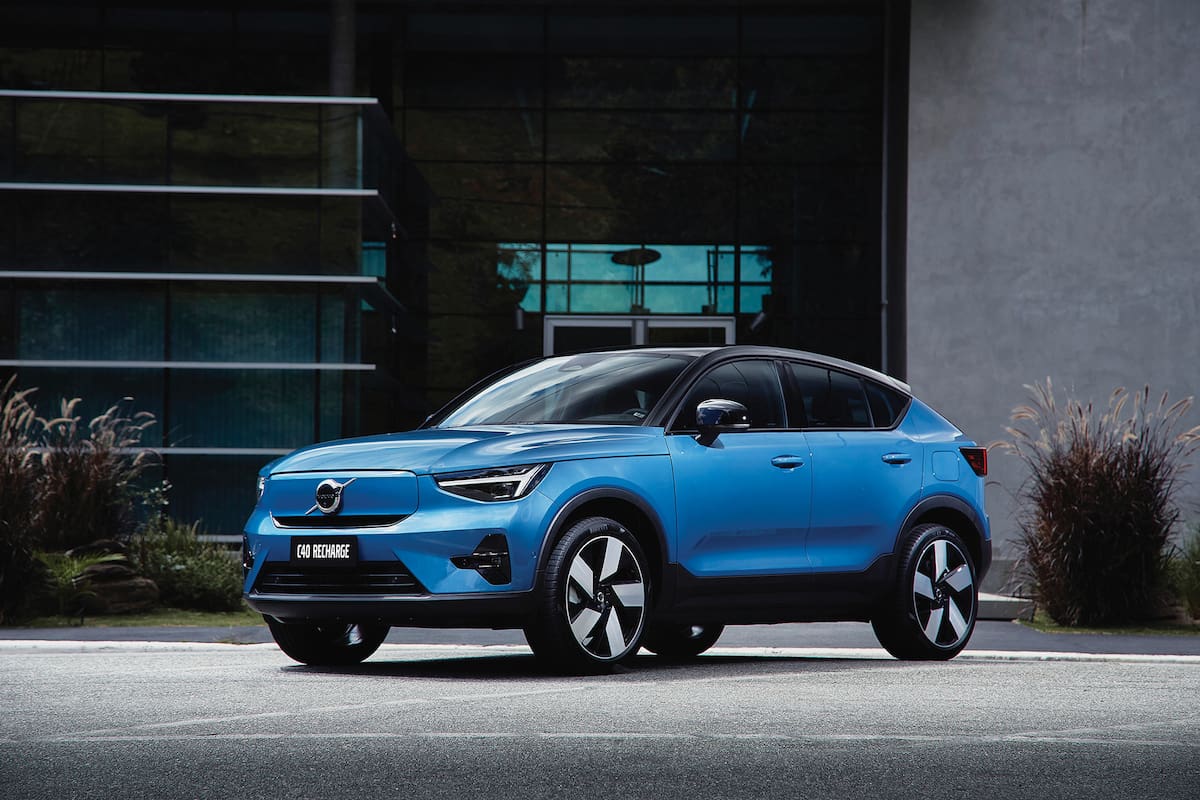 El Volvo C40 Recharge es 100% eléctrico y llegará a la Argentina a fines de este año