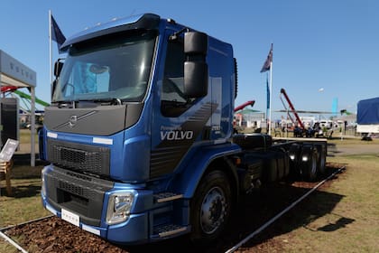El Volvo VM 280, uno de los modelos presentados en Expoagro