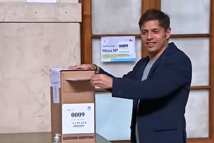 El voto de Axel Kicillof