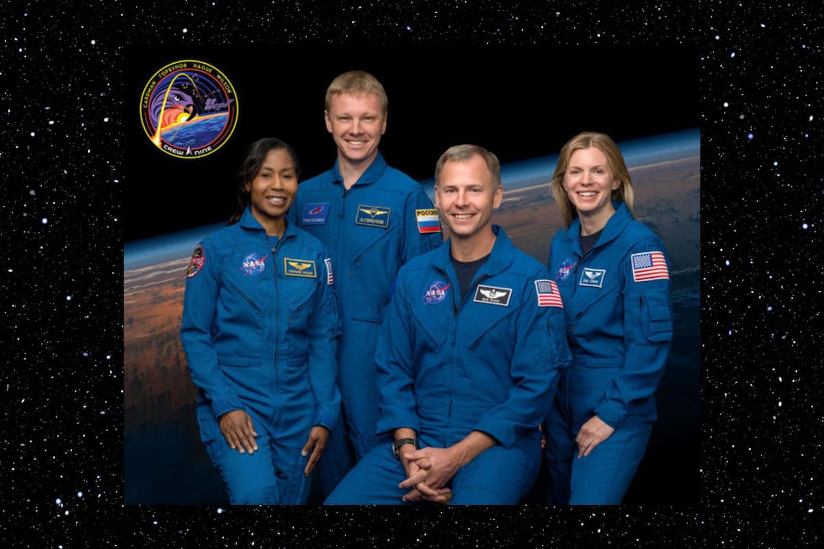 El vuelo Crew 9 de SpaceX originalmente contaba con cuatro miembros de la tripulación: Zena Cardman, Stephanie Wilson, Nick Hague y Alexander Gorbunov. (Foto: CBS News)