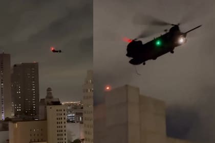El vuelo de baja altura de los helicópteros militares causó alarma entre los residentes de Miami