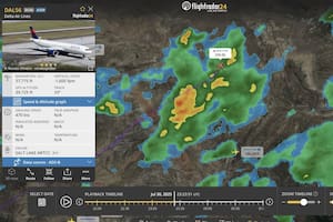 El vuelo de Delta en medio de la tormenta