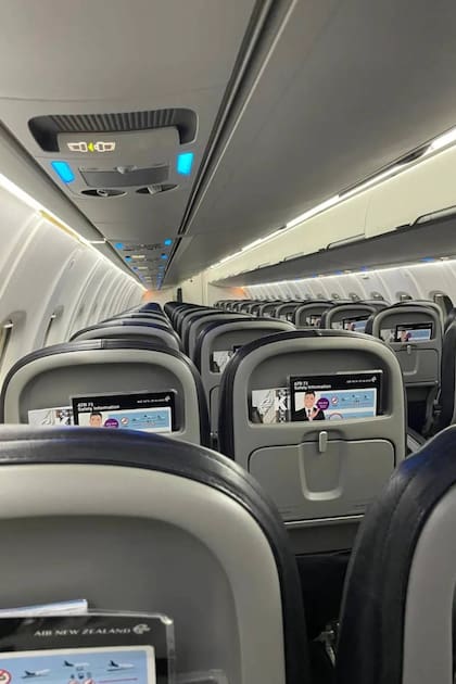 El vuelo entre Nueva Plymouth y Napier estaba completamente vacío