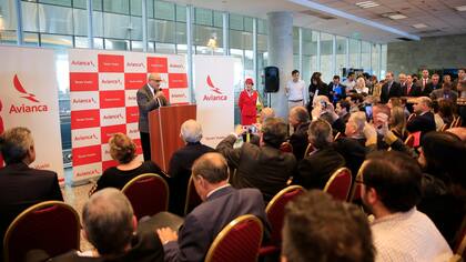 Germán Efromovich en Aeroparque