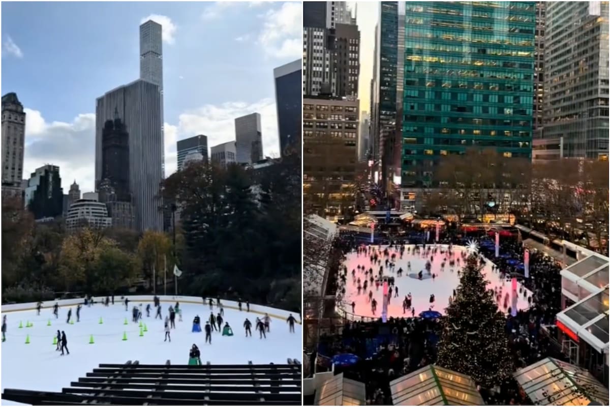El Winter Village y Wollman Rink abrirán el 24 de octubre para que tanto turistas como locales puedan disfrutar de la clásica experiencia de patinaje sobre hielo