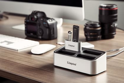 El Workflow Station de Kingston es un sistema modular para leer tarjetas, discos externos y más
