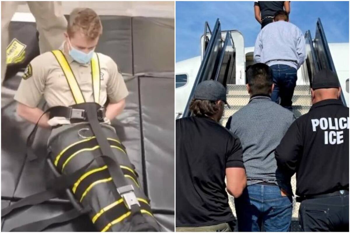 El WRAP es un aparato de sujeción corporal que los agentes del ICE utilizan para inmovilizar a migrantes en Estados Unidos