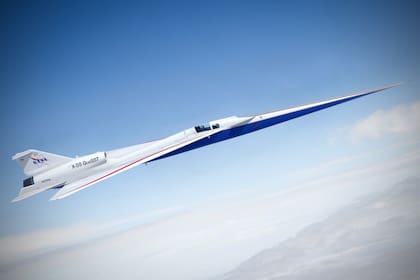 El X-59 fue diseñado por Lockheed Martin para la NASA y volará a algo más de 1700 km por hora