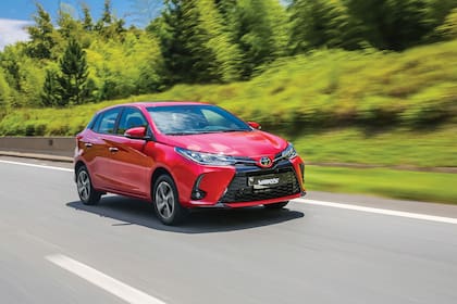 El Yaris es el modelo más económico de Toyota en la Argentina