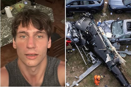 El youtuber Gaspi murió hace un mes y medio también en un accidente de helicóptero