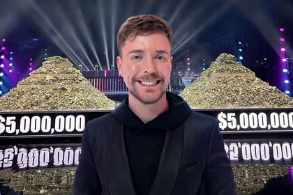El youtuber MrBeast, que acumula una gran fortuna a partir de sus desafíos (Instagram @mrbeast)