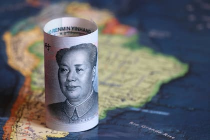El yuan chino en el mapa de Sudamérica. Comercio entre China y los países latinoamericanos.