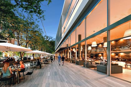 El zócalo comercial del proyecto Concepción