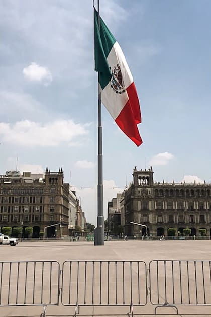 La Plaza de la Constitución, más conocida como El Zócalo, de Ciudad de México.
