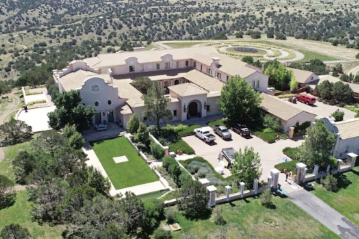 El "Zorro Ranch" de Jeffrey Epstein en Nuevo México. Fuente: X
