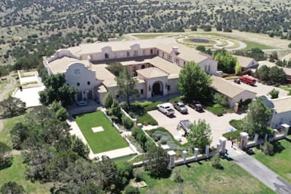 El "Zorro Ranch" de Jeffrey Epstein en Nuevo México. Fuente: X