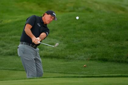 El zurdo Mickelson, en acción