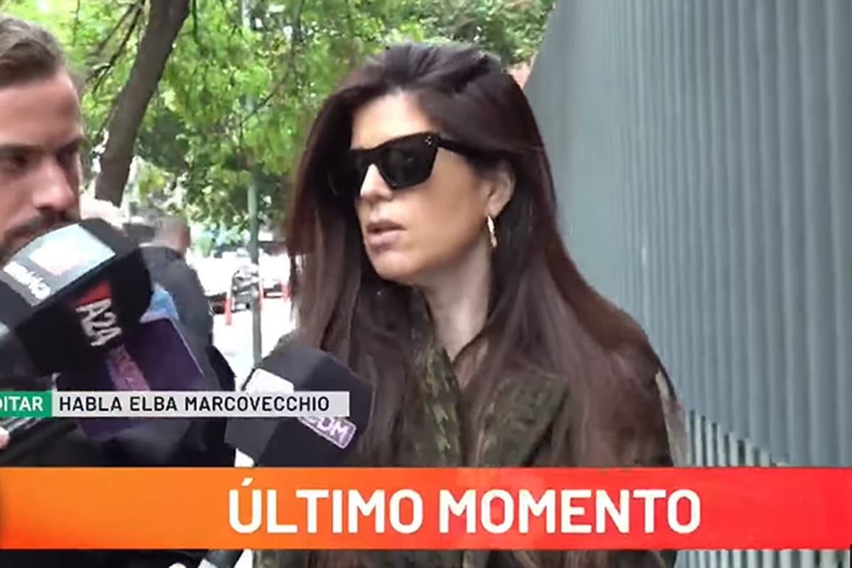 Elba Marcovecchio volvió a hablar esta mañana de la salud de su marido, Jorge Lanata