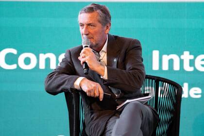 Elbio Laucirica, presidente de Coninagro, durante el evento