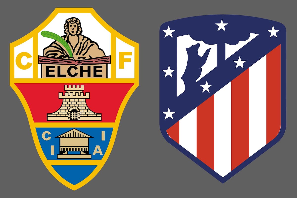 Elche vs. Atlético de Madrid, por una nueva jornada del fútbol español