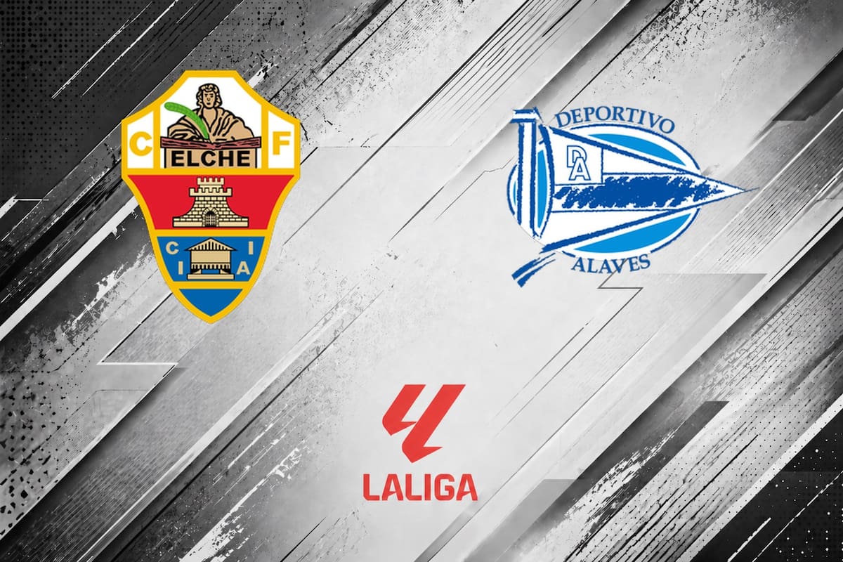 Elche y Alavés disputaron uno de los encuentros de la jornada del fútbol español