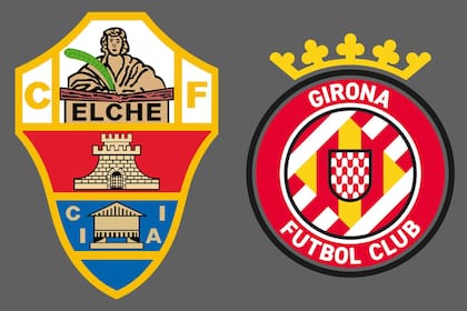Elche y Girona disputaron uno de los encuentros de la jornada del fútbol español