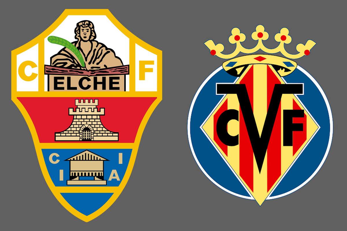 Elche y Villarreal disputaron uno de los encuentros de la jornada del fútbol español