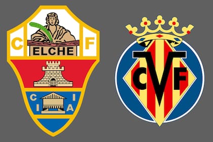 Elche y Villarreal disputaron uno de los encuentros de la jornada del fútbol español