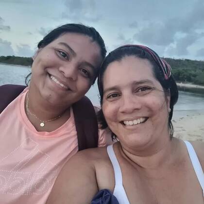 Elda Guadalupe y su hija Kiana Figueroa