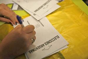 Elecciones 2017 paso 2017 gente votando escuelas boletas padrón Mar del plata escuela Stella Maris