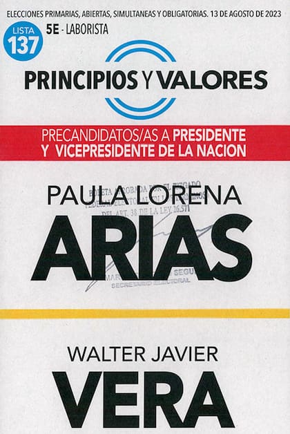 Elecciones 2023; PASO 2023; Boletas; Política,