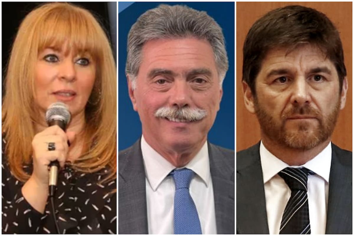 Elecciones en la Asociación de Magistrados: Karina Perilli, jueza candidata de la lista Compromiso Judicial; Eduardo Gottardi, juez candidato de la lista Celeste, y Andrés Basso, el postulante de la Lista Bordó