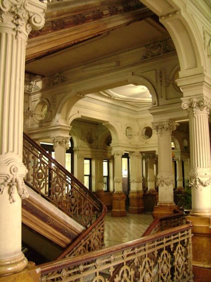 El interior del Hotel Majestic hoy, que es propiedad de AFIP
