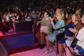 Mirtha, ovacionada en el circo y lejos de Fátima Florez y Martín Bossi