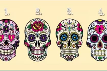 Elegí una de las cuatro calaveras para conocer detalles profundos de tu personalidad