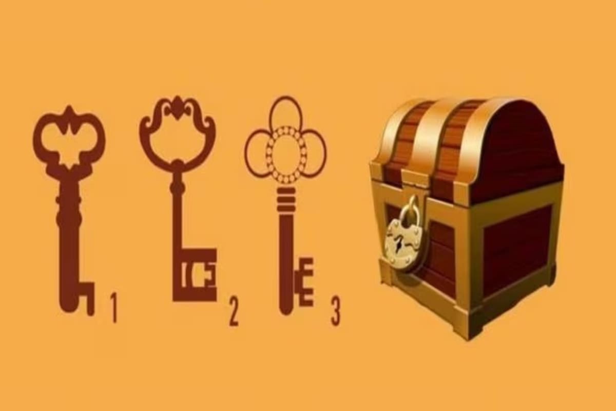 Elegí una de las tres llaves para abrir el cofre