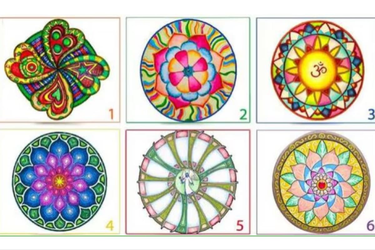 Elegí uno de los seis mandalas y conocé cómo es tu estado emocional