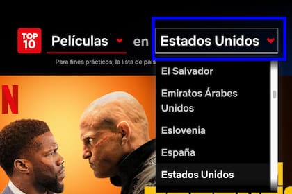 Elegir el país