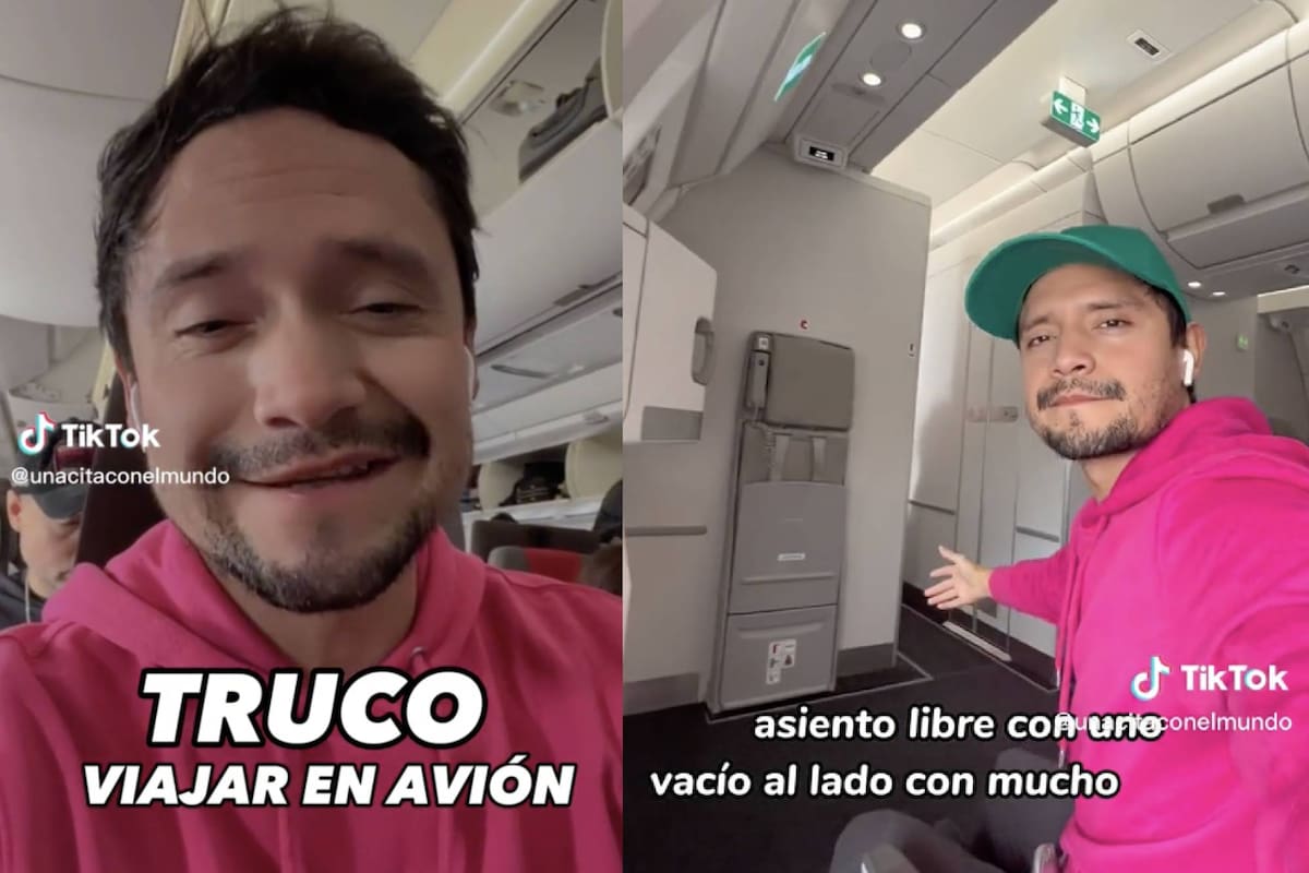 Elegir el asiento sin pagar de más; el truco que reveló en sus redes un joven creador de contenido