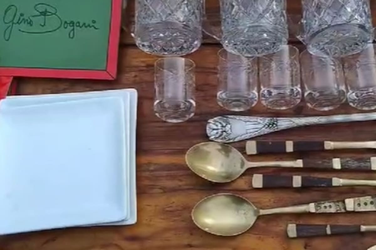 Elementos incautados robados a Bogani