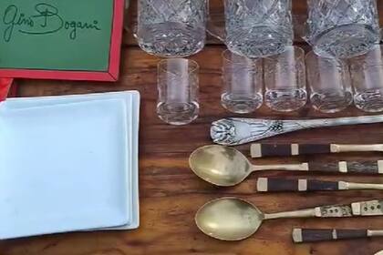 Elementos incautados robados a Bogani