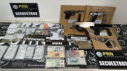 Elementos secuestrados en un operativo en General Roca.