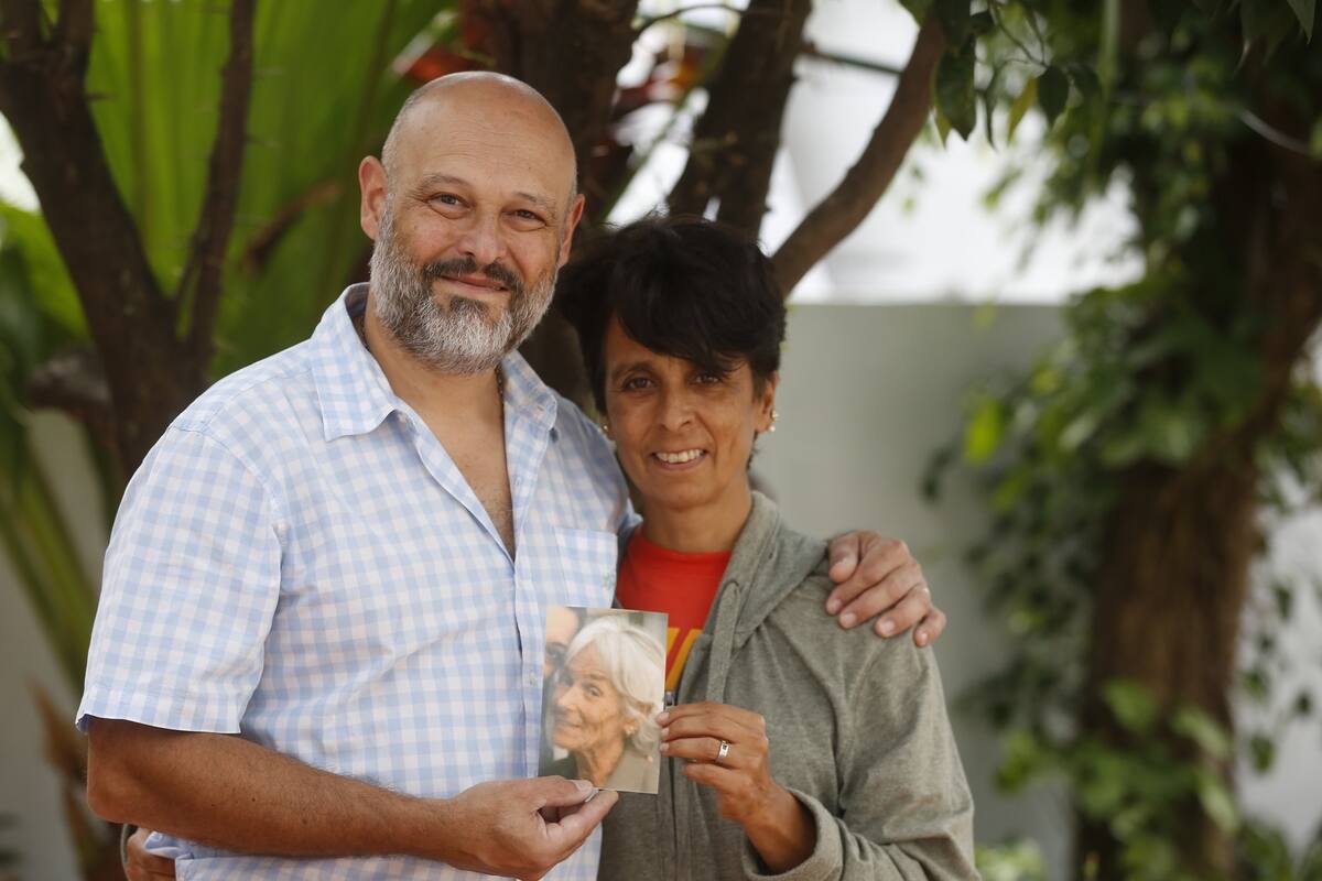 Elena García y su hermano Patricio