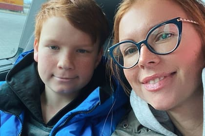 Elena Klymenko huyó de Ucrania junto a Kirill, su hijo de 11 años