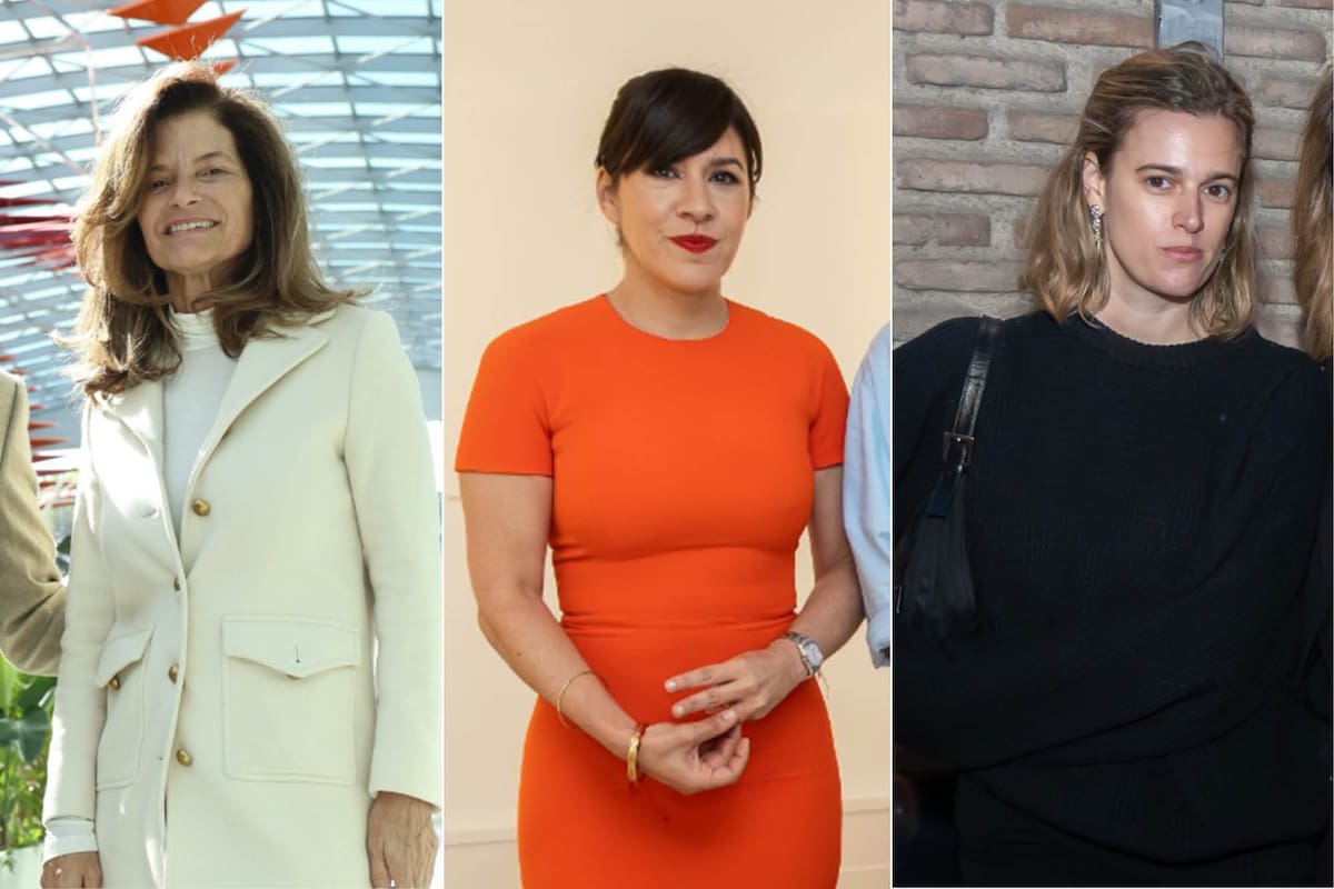 Elena Nofal, Carmine Dodero y Bernardita Barreiro