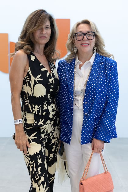 Elena Nofal, de MALBA, y Andrea Arditi de Schwartz, de Amigos del Moderno