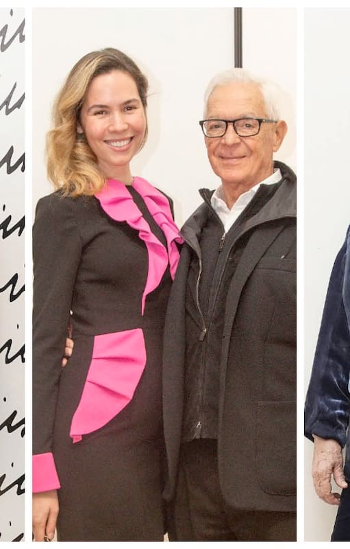 Elena Nofal, Elina y Eduardo Costantini y Teresa Bulgheroni
