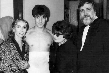 Elenora Cassano, Julio Bocca, Niní Marshall y Lino Patalano