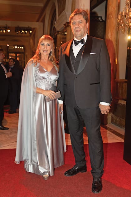 Eleonora Cassano y su marido, el productor y director teatral Sergio Albertoni