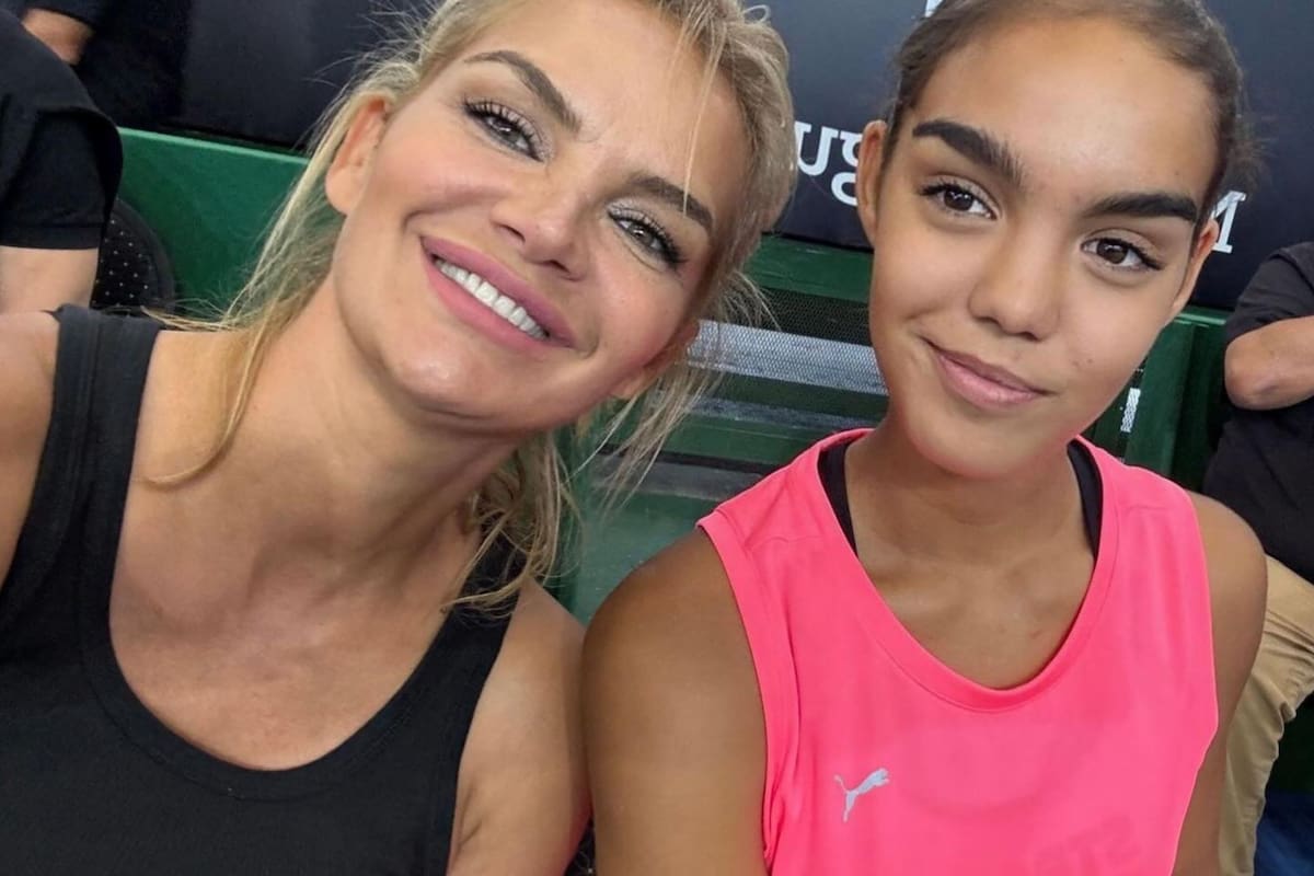 Eliana Guercio junto a Jazmín, su hija mayor (Foto: Instagram/@elianaguercio12)